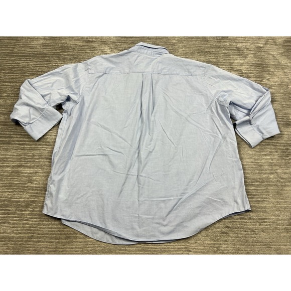 Croft & Barrow‎ Shirt Mens 20 34/35 Blue Button Up Easy Care Classic Fit Casual - Picture 9 of 14